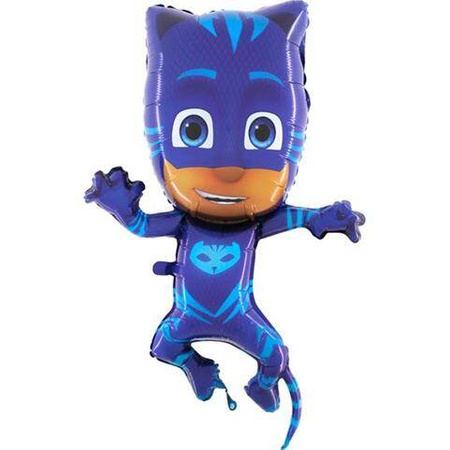 PJ MASKS Folienballon am Stiel 35cm- Pyjamers Cat Boy
