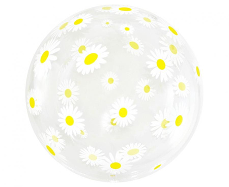 Bobo balloon, daisy crystal, 20 inches, 46-51cm