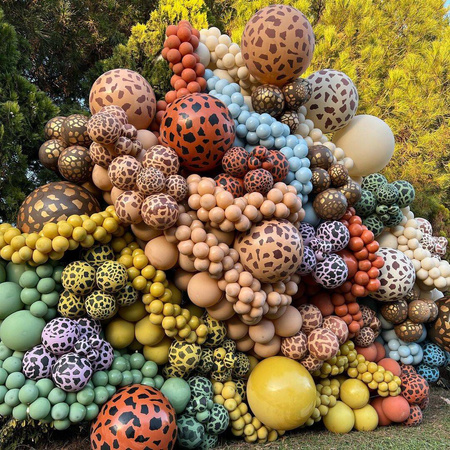 Safari Crocodile Latexballons, Krokodil, 30 cm, 25 Stück.