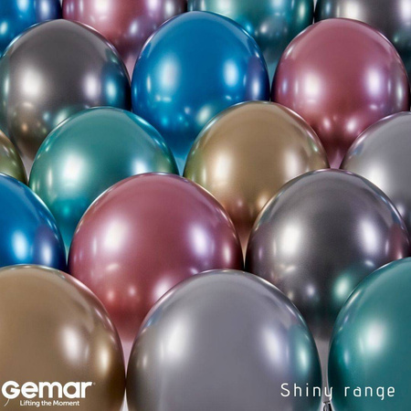 Latexballons Gemar Gold Chrome, 33 cm, 50 Stück