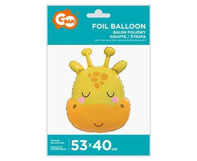 Balon foliowy Żyrafa, 53 x 40 cm