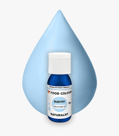 Emulsion OS-LC-NAT-25 Hellblau 18 ml Natürlicher Öl-Farbstoff für Schokolade