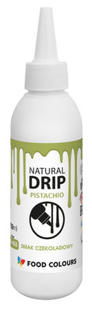 Natural Drip Icing Pistachio 100 ml Setting Glaze For Cakes and Decorations