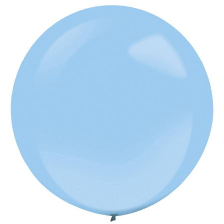 Macaron Blaue Latexballons, Decorator Sky Blue, 61 cm, 4 Stück.