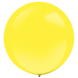 Gelbe Latexballons, Decorator Standard Yellow Sunshine, 61cm, 4 Stück.