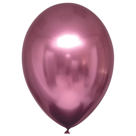 Latex balloons Decorator Satin Luxe Chrome Flamingo,12cm, 100 pcs