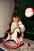 Foil Balloon Rocking Horse Christmas Mix 118x104 cm