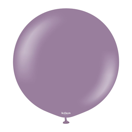 Balony lateksowe Kalisan Retro Lavender, fioletowy, 45cm, 1szt.