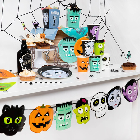 Halloween Napkins Monsters 33x33cm 12 pcs