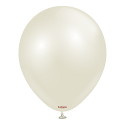 Latexballons Kalisan AURA Ivory White, 45cm, 1 Stk.