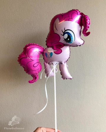 Balon Foliowy - Pinkie Pie My Little Pony na patyk 37 cm