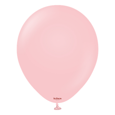 Balony lateksowe Kalisan Macaron Pink, różowy, 30 cm, 100 szt.