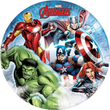 Avengers Infinity Stones plates, 23 cm, 8 pcs.