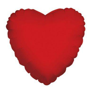 Foil balloon Red heart, 46 cm