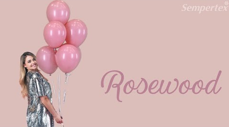 Sempertex Latex Balloons Rosewood 30cm, 50pcs