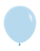 Sempertex Latexballons Pastel Matte Blue, Blau, 45cm, 1Stk.