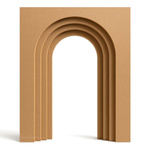 Portal 3D składany, Konstrukcja dekoracyjna, 210x180cm