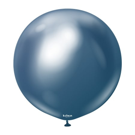 Latex Balloons Mirror Navy, 45cm, 25 pcs.