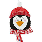 Foil Balloon, Penguin Head, 39x69 cm