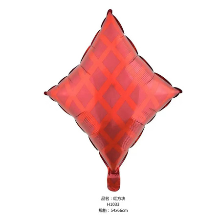 Folienballons Karten Casino Set 4 Stk