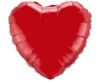 Foil balloon red heart, jumbo 80 cm, flexmetal