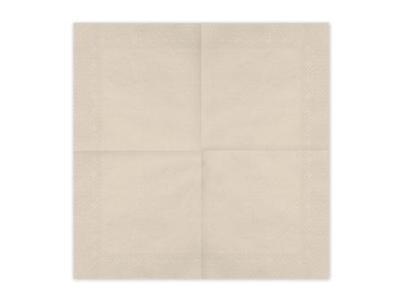 Papierservietten Beige Desert Sand 33x33cm 20 St