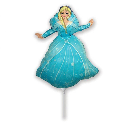 Foil balloon Princess Elsa - Frozen, 35 cm, on a stick