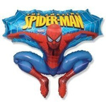 Balon foliowy - Spiderman, 53 cm niebieski