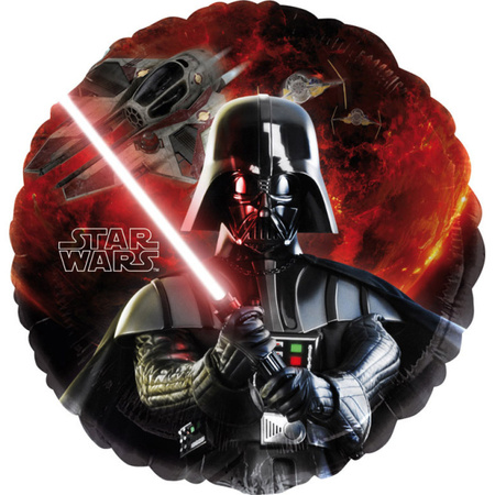 Balon foliowy Star Wars okrągły Standard XL 43 cm