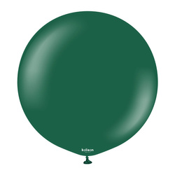 Dark GreenKalisan Latex-Ballons, grün 45cm, 25 Stück.