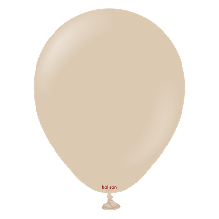 HazelnutKalisan Latex-Ballons, beige 30 cm, 100 Stück.