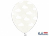 Balony lateksowe, przezroczyste Chmurki, Crystal Clear 30cm, 50 szt.