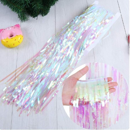 Dekorativer Vorhang, Irisierend - 100 x 200 cm