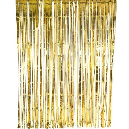 Gold metallisierter Vorhang, J 100 x 200cm