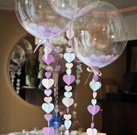 Balloon transparent, transparent, round, ball, crystal, 36 inches