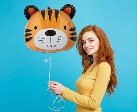 Folienballon Tiger, 41x36 cm