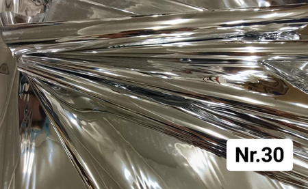 Folia metalizowana dekoracyjna florystyczna 50cm x 9,5m