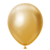 Latex Balloons Kalisan Mirror Gold, 30cm, XXL 250 pcs.