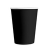 Black paper cups, 200 ml, 6 pcs.