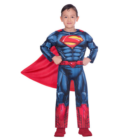 Superman Kostüm, Verkleidungskostüm 6-8 Jahre alt