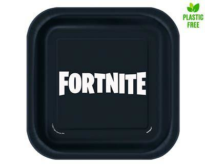 Fortnite Pappteller 18 cm, 8 Stück.