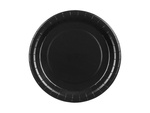 Paper plates Round Black 23cm 6 pcs