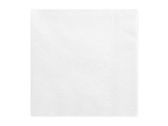 Muslin Fabric Napkins – White, 40 x 40 cm (4 pcs)