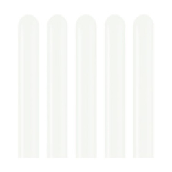 Modeling Balloons 260M, Standard White, 115cm, 100 pieces