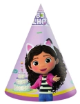 Party Hats Gabby's Dollhouse, Multicolour, universal, 6 pcs.