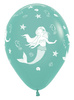 Mermaid Balloons Sempertex, Latex, 30cm, 25 pcs.