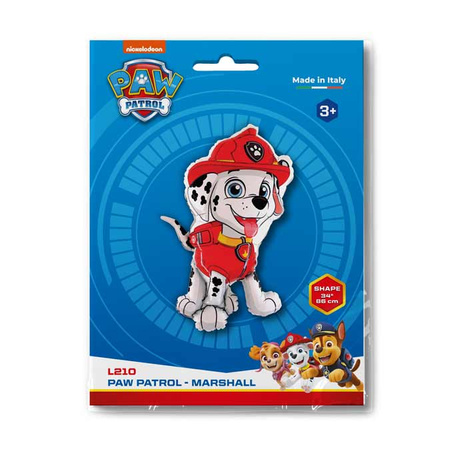 Foil balloon Marshall Dog Patrol, 74 cm packed