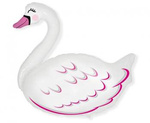 The foil balloon Swan 60 cm