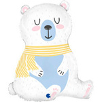 Polar Bear Foil Balloon 74 cm