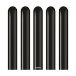 Modellierballons 260M, Standard Schwarz, 115cm, 100 Stück